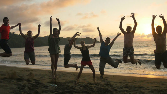 equipe Caminando à Manuel Antonio